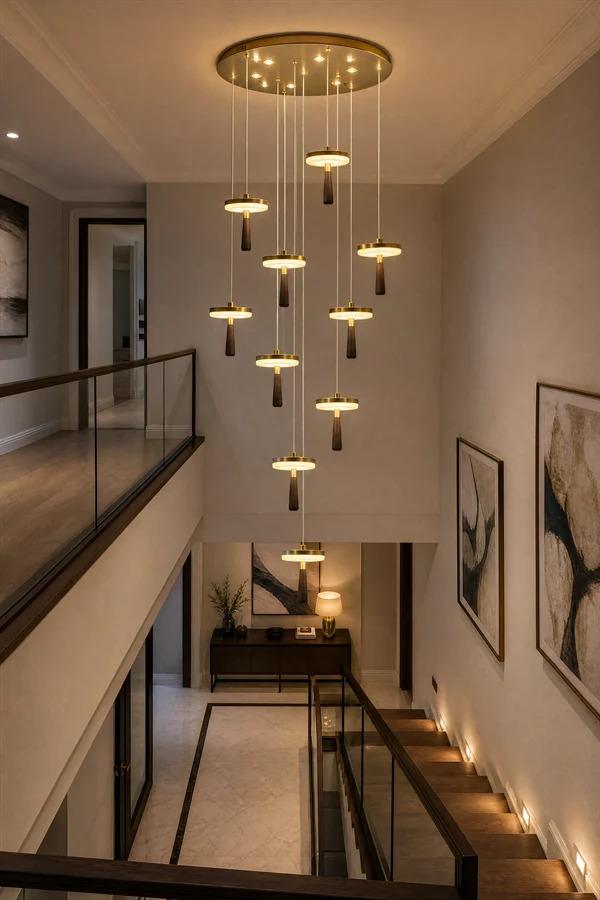 Висящ LED полилей 4094, 10 светлини